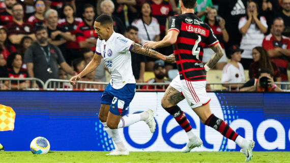 No primeiro turno, Flamengo venceu por 2 a 1, no Maracanã (foto: Letícia Martins/EC Bahia)