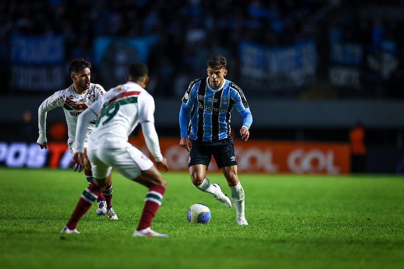 No primeiro turno, Grêmio venceu o Fluminense por 1 a 0 (foto: LUCAS UEBEL/GREMIO FBPA)