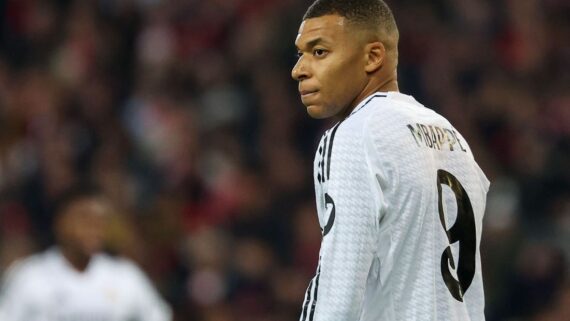 Mbappé foi o principal reforço do Real Madrid nesta temporada (foto: FRANCK FIFE / AFP)