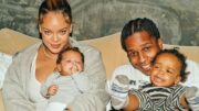 Casal e filhos (foto: Divulgação / Asap Rocky)