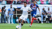 Gabriel Veron em jogo do Cruzeiro contra Bahia (foto: Gustavo Aleixo/Cruzeiro)