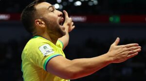 Brasil lidera o ranking de maiores campeões do Mundial de Futsal - Crédito: 