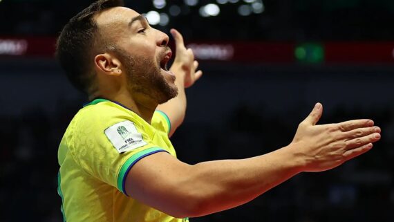 Brasil lidera o ranking de maiores campeões do Mundial de Futsal (foto: Fifa/Divulgação)