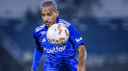 Matheus Pereira em jogo pela Sul-Americana (foto: Gustavo Aleixo/Cruzeiro)