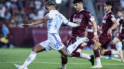 Matheus Pereira em jogo contra o Lanús (foto: Gustavo Aleixo/Cruzeiro)