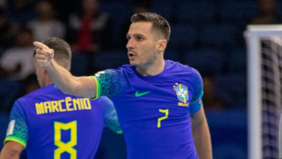 Jogador celebra (foto: Leto Ribas/CBF)