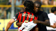 Gattuso e Seedorf pelo Milan (foto: REUTERS/Giampiero Sposito - 7 de maio de 2006)