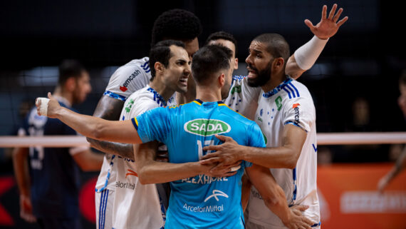 Cruzeiro bateu Minas na final do Mineiro de Vôlei (foto: Agência i7/Sada Cruzeiro)