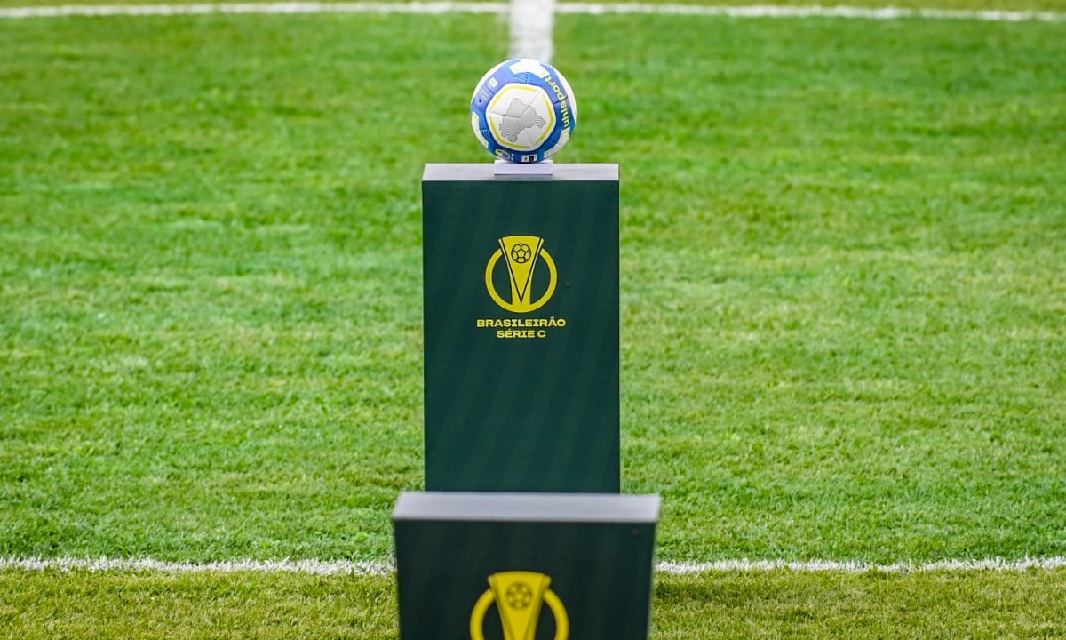 Jogo da final da Série C, em São João del-Rei (foto: Leandro Couri/EM DA Press)