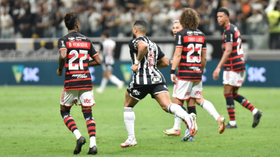 Jogo entre Atlético e Flamengo pelo Campeonato Brasileiro (foto: Ramon Lisboa/EM/D.A. Press)