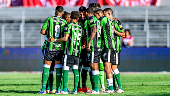 América está em sétimo na Série B (foto: Mourão Panda/América)