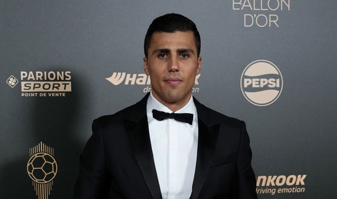 Rodri capitaneou a Espanha na conquista da Euro 2024 (foto: Divulgação/Champions League)