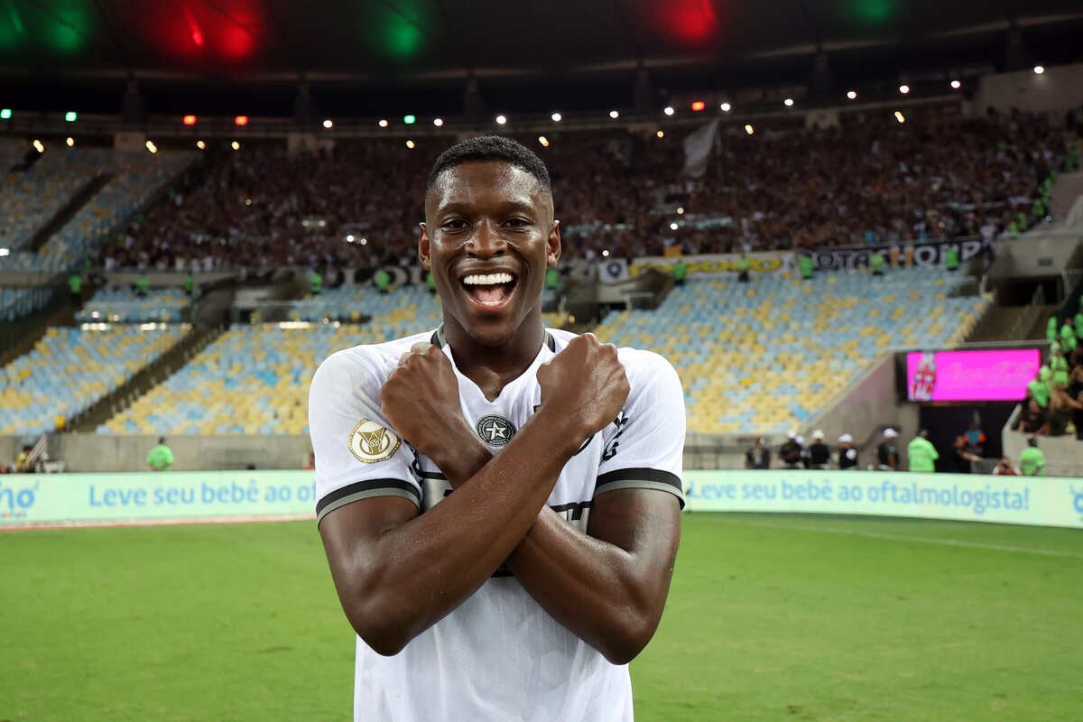 Luiz Henrique, atacante do Botafogo (foto: Vitor Silva/Botafogo)
