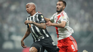 O Atlético Mineiro recebeu o River Plate, nesta terça-feira (22/10), pela ida da semifinal da Libertadores. Veja como o Jogada10 avaliou a performance dos atleticanos, que fizeram 3 a 0 e abriram frente gigantesca neste mata-mata. Foto: Pedro Souza / Atlético - Crédito: 