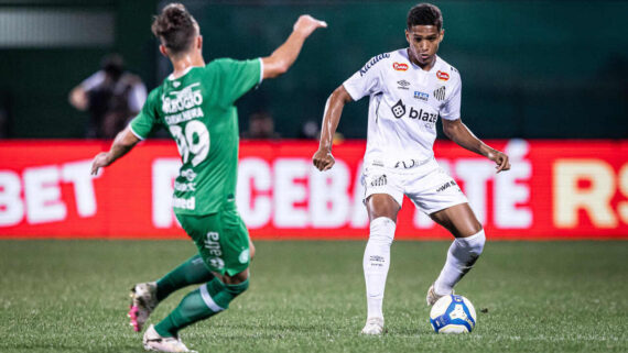 Lance de Chapecoense x Santos (foto: Divulgação/Santos)