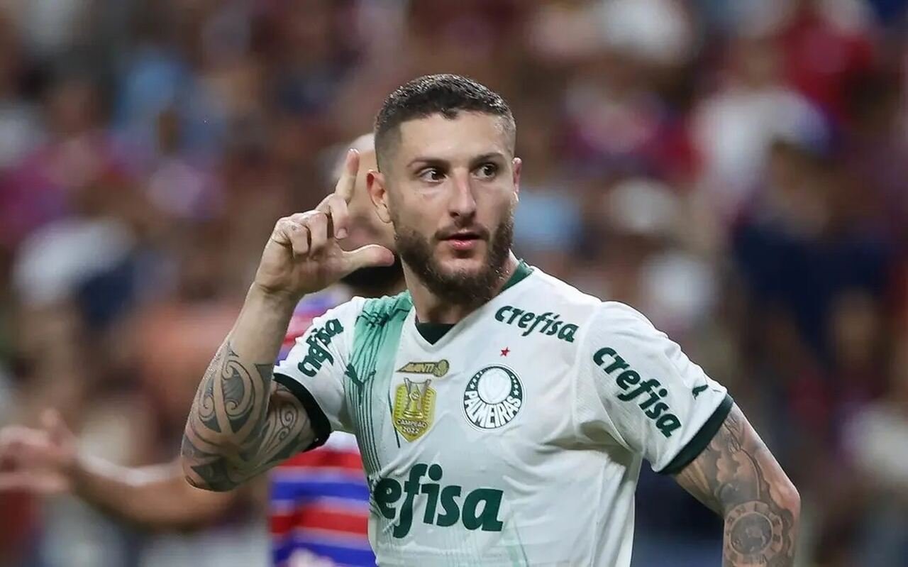 Ze rafael gesticula (foto: Cesar Greco/Palmeiras)