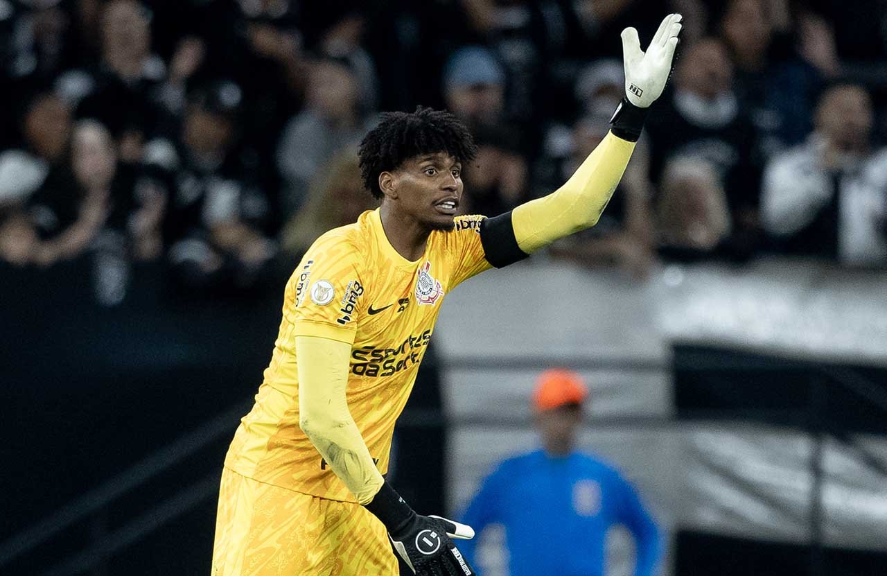 Hugo Souza pelo Corinthians (foto: Rodrigo Coca/Agência Corinthians)