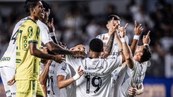 Santos sofre, mas vence o Mirassol pela Série B (foto: Divulgação/ Santos FC)