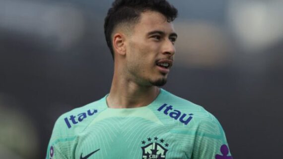 Gabriel Martinelli, atacante da Seleção Brasileira (foto: Vitor Silva/CBF)