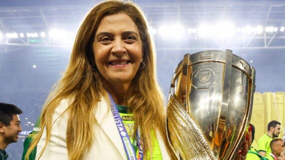 Leila Pereira, presidente do Palmeiras (foto: Fabio Menotti/Palmeiras)