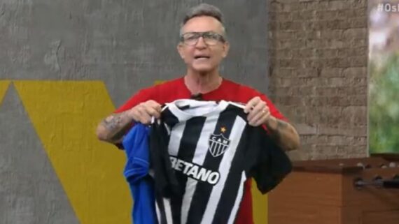 Apresentador (foto: Reprodução / Os Donos da Bola)