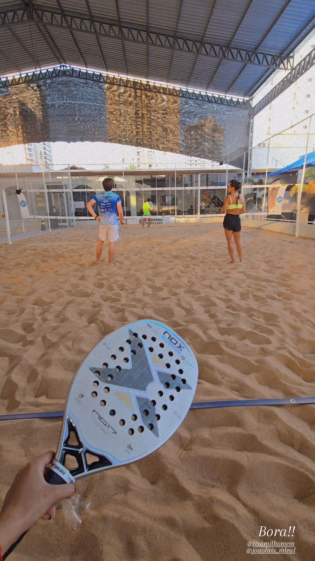 Rayssa Leal publicando foto no beach tennis - (foto: Reprodução Instagram de Rayssa Leal)