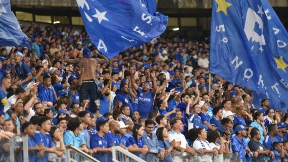 Torcida do Cruzeiro no Mineirão (foto: Ramon Lisboa/EM/D.A.Press)