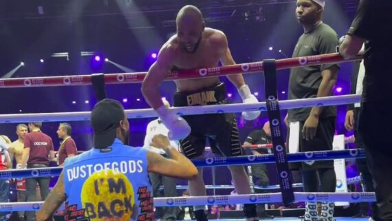 Neymar cumprimentiu Chris Eubank Jr por vitória em luta de boxe (foto: Reprodução/Instagram)