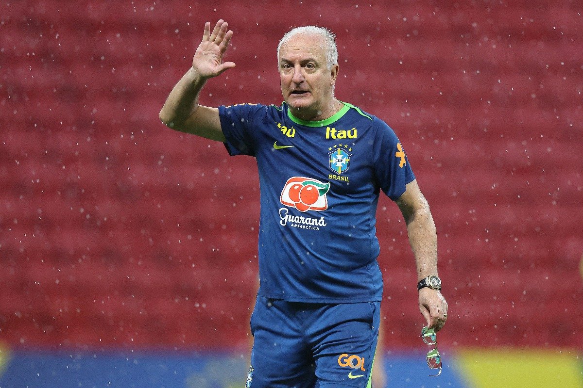 Dorival Júnior em treino da Seleção Brasileira (foto: Rafael Ribeiro/CBF)