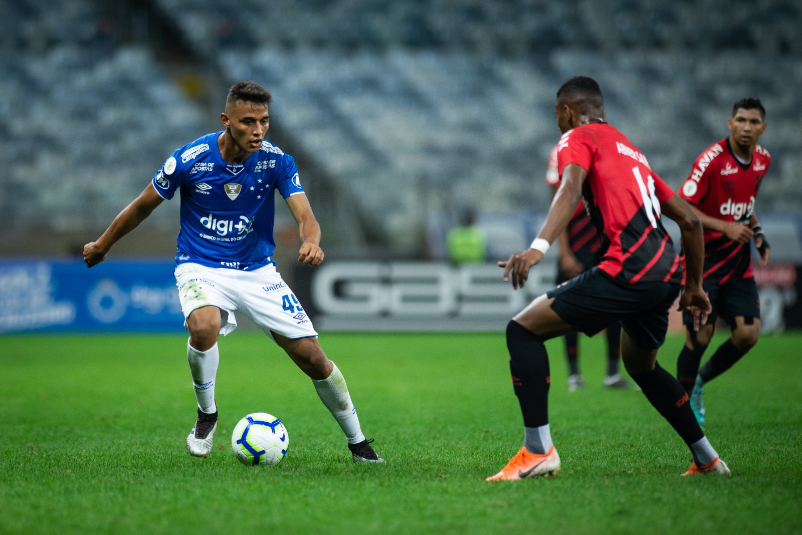 Welinton Torrão em campo pelo Cruzeiro - (foto:  Bruno Haddad/Cruzeiro)