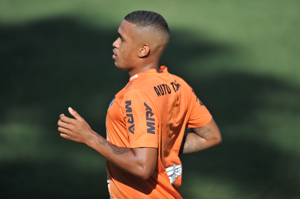 Alerrandro durante treinamento do Atlético em 2019 - (foto: Gladyston Rodrigues/EM/D.A Press)