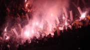 Torcida do Atlético na Arena MRV (foto: Gledston Tavares/AFP)