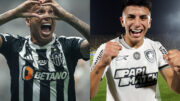 Jogadores de Atlético e Botafogo (foto: Pedro Souza/Atlético e Vitor Silva/Botafogo)