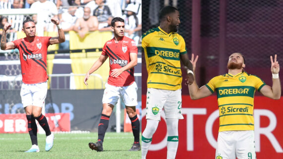 Atlético-GO e Cuiabá se enfrentam em duelo de lanternas do Brasileiro (foto: Marcos Brindicci/AFP)