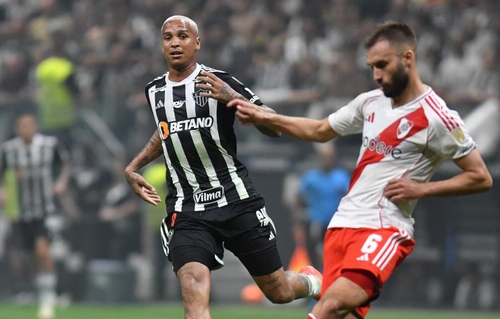 Lance do jogo entre Atlético e River pela Libertadores (foto: Alexandre Guzanshe/EM/D.A Press)
