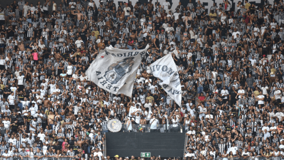 Torcedores do Atlético na Arena MRV (foto: Ramon Lisboa/EM/D.A Press)