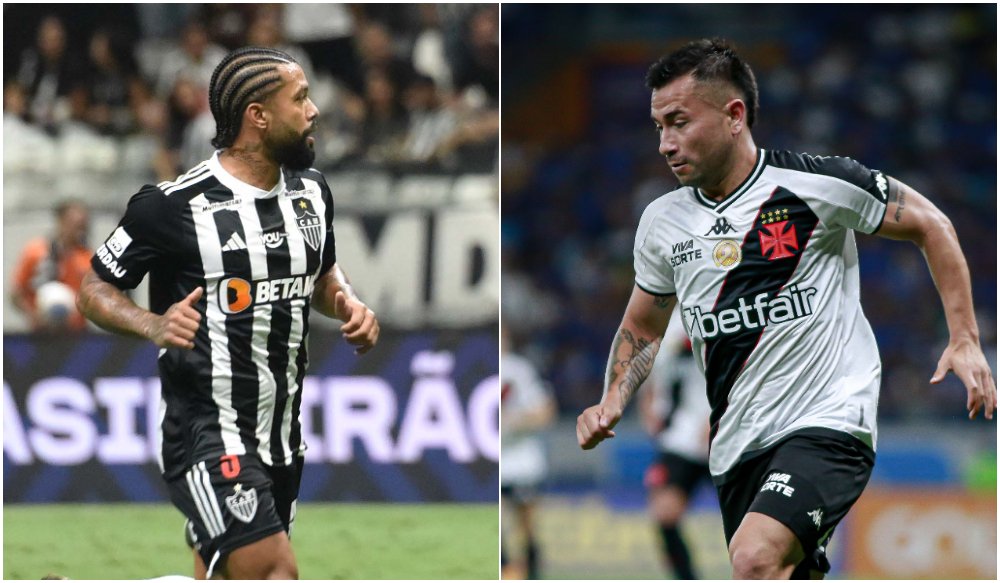 Atlético enfrentará o Vasco nas semifinais da Copa do Brasil (foto: Ramon Lisboa/EM/D.A Press e Matheus Lima/Vasco)