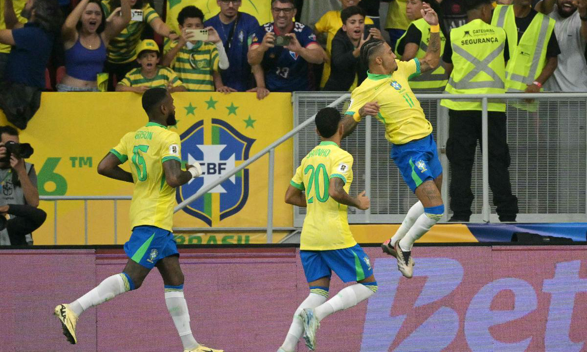 Veja a classificação das Eliminatórias após goleada do Brasil