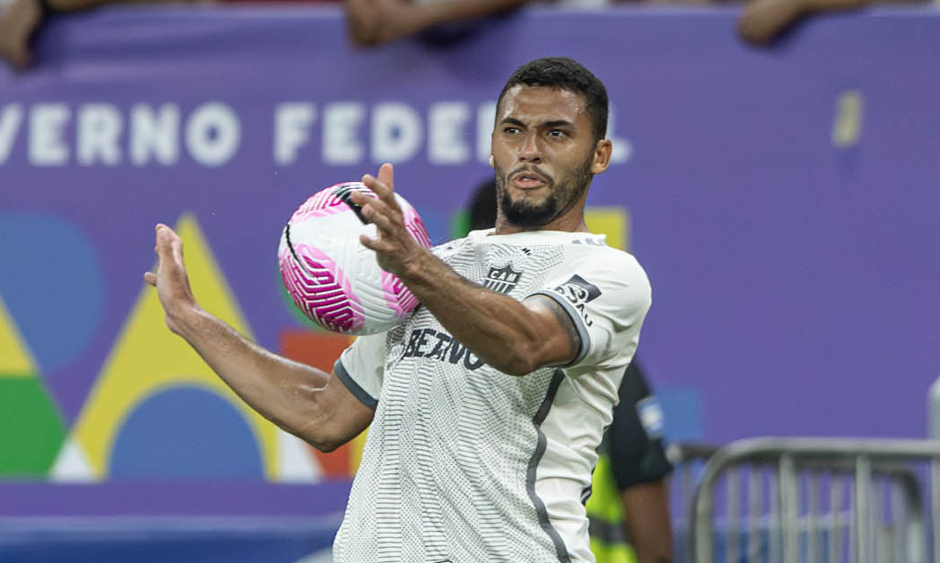 Caio Maia em sua estreia pelo Atlético - (foto: Pedro Souza/Atlético)