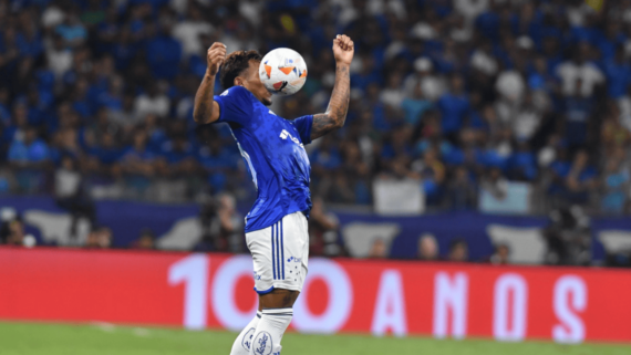 atacante Gabriel Veron, do Cruzeiro (foto: Alexandre Guzanshe/EM/D.A Press)