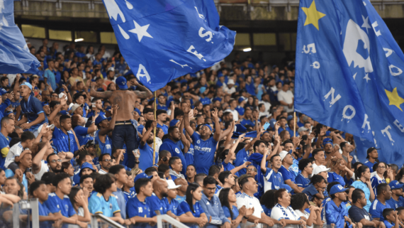 Torcida do Cruzeiro no Mineirão (foto: Ramon Lisboa/EM/D.A Press)