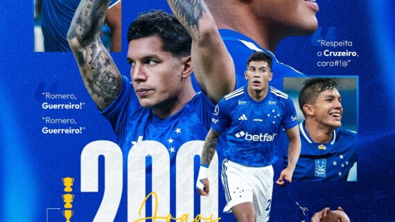 Romero ganhou do Cruzeiro pelos 200 jogos (foto: Reprodução)