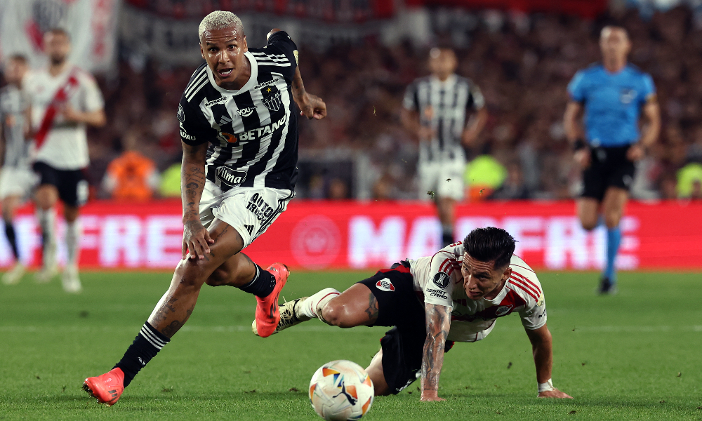 Deyverson durante River x Atlético - (foto: ALEJANDRO PAGNI / AFP)