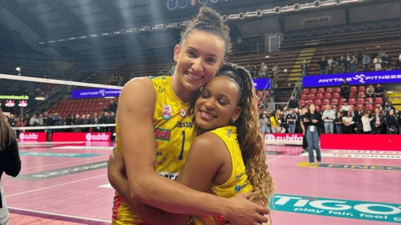 Gabi Guimarães, atleta de vôlei, e Rebeca Andrade, ginasta (foto: Reprodução/Instagram)