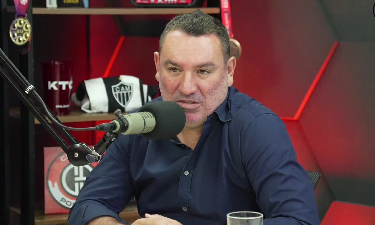 Guilherme Alves, ex-Atlético, em participação no Charla Podcast (foto: Reprodução/Charla Podcast)