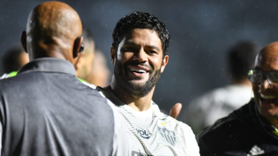 Hulk, atacante do Atlético, foi elogiado por técnico do Vasco (foto: Alexandre Guzanshe/EM/DA.Press)