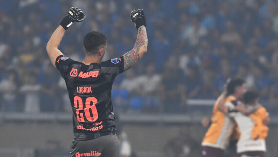 Lanús arrancou empate com o Cruzeiro (foto: Alexandre Guzanshe/EM D.A Press)