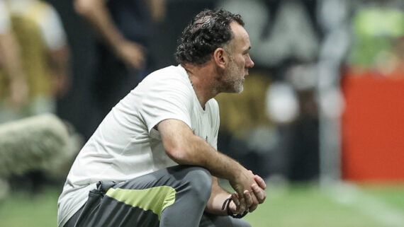 Gabriel Milito, técnico do Atlético (foto: Pedro Souza/Atlético)