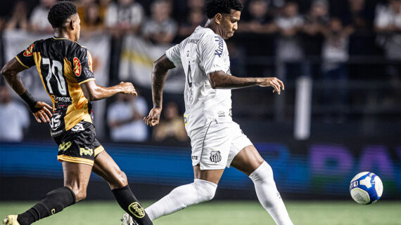 Santos e Novorizontino empataram por 1 a 1, na Vila Belmiro, em 23 de setembro (foto: Raul Baretta/Santos FC)