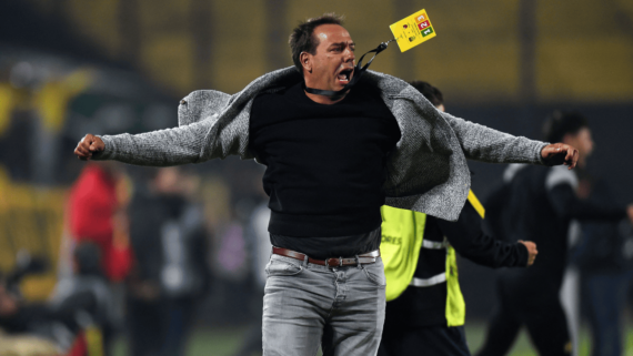 Ignacio Ruglio, presidente do Peñarol (foto: Dante Fernandez/AFP)